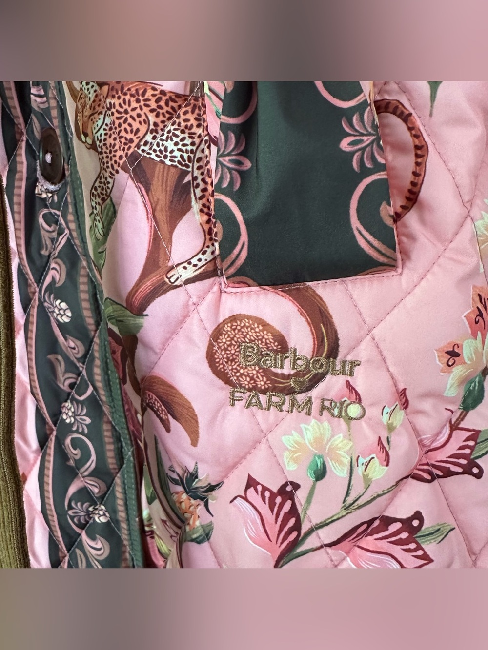 Barbour Farm Rio Cami Quilted Coat Sz M NWT - Picture 10 of 16